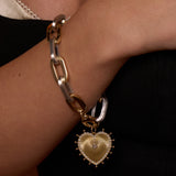 Cassandane Medium Diamond Heart Medallion