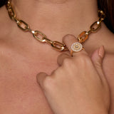 Serenity Diamond Signet Ring