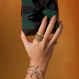 Diamond Cross Charm Bracelet