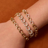 Legacy Alternating Diamond Horseshoe Bracelet