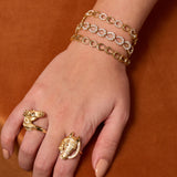 Legacy Alternating Diamond Horseshoe Bracelet