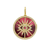 Seasons™ Evil Eye Interchangeable Ruby Charm