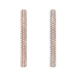 Inside Out Pavé Diamond Hoop Earrings