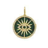 Seasons™ Evil Eye Interchangeable Emerald Charm