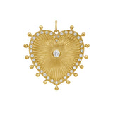 Cassandane Large Diamond Heart Medallion