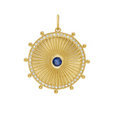 Cassandane Medium Sapphire Sun Medallion