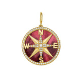 Seasons™️ Compass Interchangeable Ruby Charm