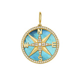 Seasons™️ Compass Interchangeable Sapphire Charm