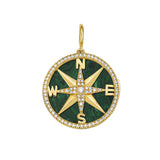 Seasons™️ Compass Interchangeable Emerald Charm