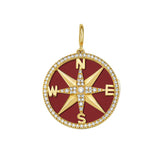 Seasons™️ Compass Interchangeable Ruby Charm