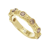 Aurelia Brown Diamond Beaded Ring