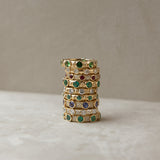 Aurelia Tanzanite and Diamond Stackable Ring