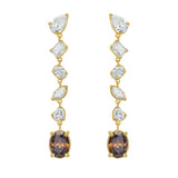 Fancy Cut Desert Diamond Drop Earrings
