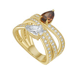 Desert Diamond Toi Et Moi Ring