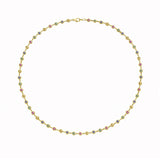 Bezel Set Pastel Multi Sapphires by The Yard Necklace