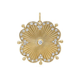 Cassandane Large Diamond Clover Medallion