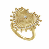 Cassandane Heart Ring
