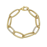 Gramercy Diamond Oval Link Bracelet
