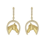 Legacy Diamond Horseshoe Dangle Earrings