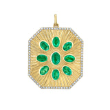 PER SEMPRE EMERALD OCTAGON MEDALLION