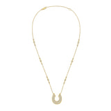 Legacy Diamond Horseshoe Charm Necklace