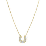 Legacy Diamond Horseshoe Charm Necklace