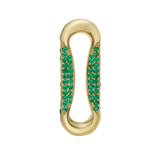 Milano Emerald Pinched Link Charm