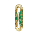 Milano Emerald Pinched Link Charm