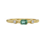 Victoire Emerald And Diamond Ring