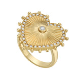 Cassandane Heart Ring