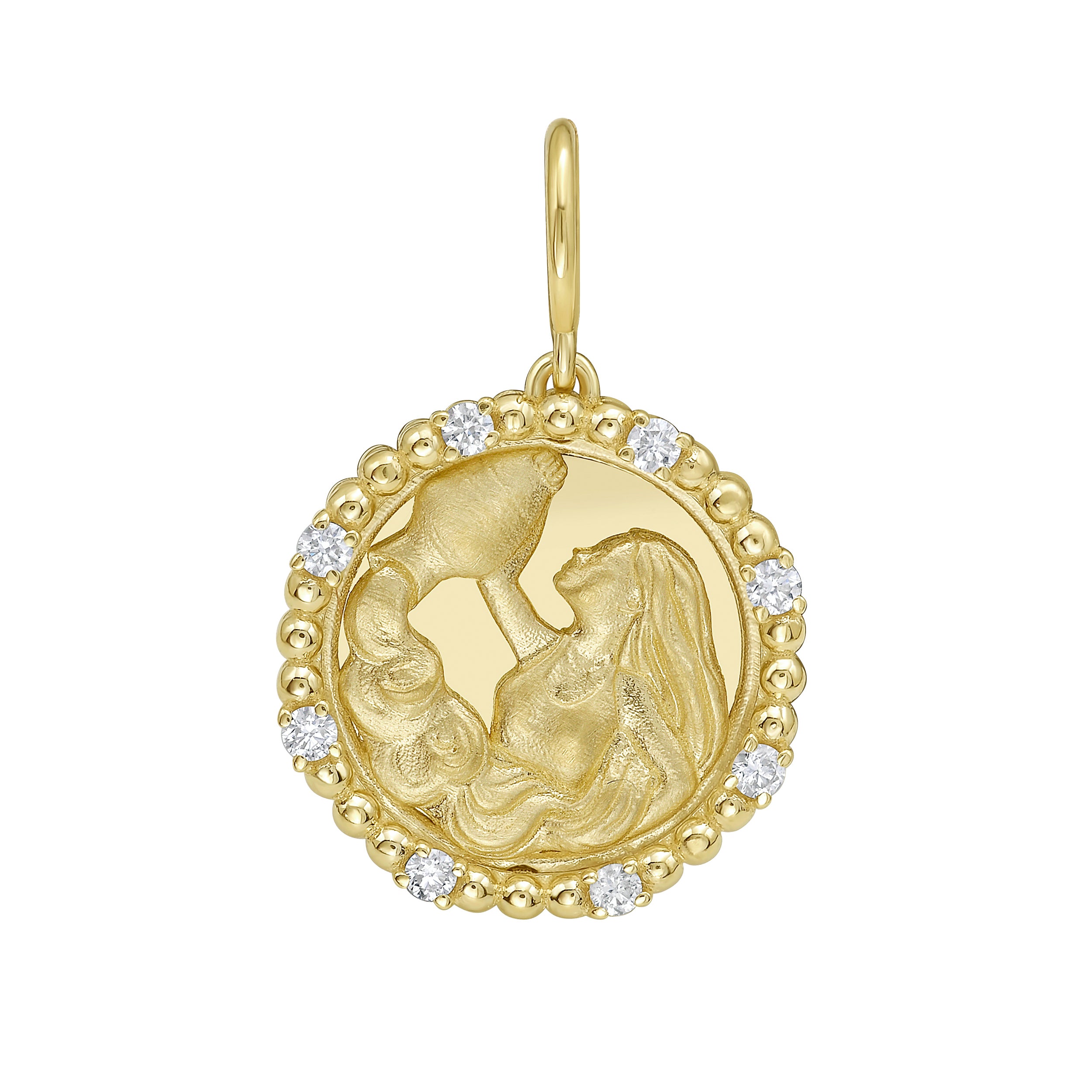 Gold Zodiac Charm