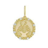 Gold Zodiac Charm