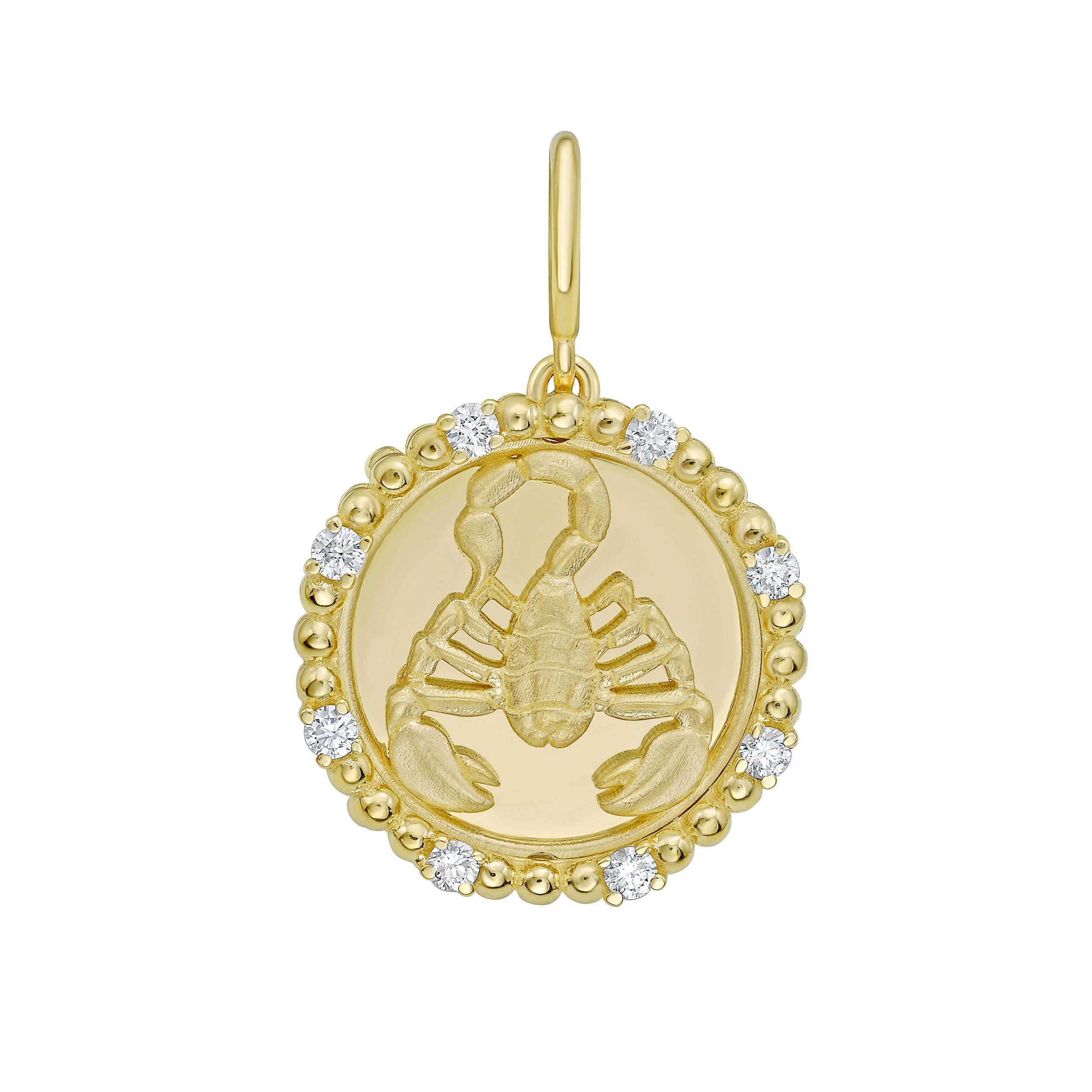 Gold Zodiac Charm