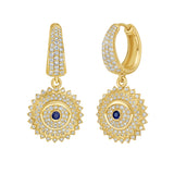 Soraya Evil Eye Dangle Earrings