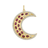 Måneskin Ruby Moon Charm