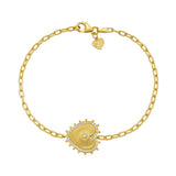 Cassandane Single Heart Charm Bracelet