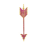 Arrow Ruby Charm