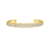 Full Pavé Diamond Cuff Bangle