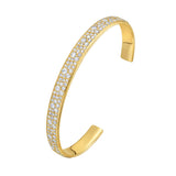 Full Pavé Diamond Cuff Bangle