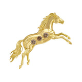 Legacy Jumbo Brown Diamond Prancing Horse Charm