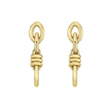 Arianna Knot Link Drop Earrings