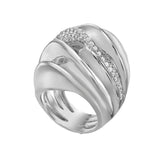 Waverly Diamond Wavy Cocktail Ring