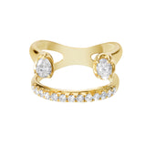 Manon Double Cuff Diamond Ring