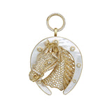 Pearl Necklace With Legacy Mother Of Pearl Lucky Horse Pendant