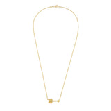 Mini Diamond Arrow Charm Necklace