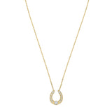 Legacy Mini Diamond Horseshoe Neckace