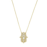 Hamsa Charm Necklace