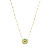 Emerald Flower Necklace