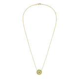 Emerald Flower Necklace