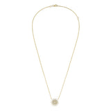 Lumière Diamond Sun Medallion Necklace